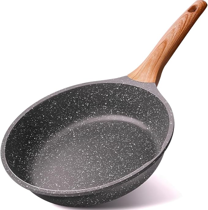 frigideira grande em ceramica cabo de madeira fundo inducao fogao a gas eletrico e inducao saudavel frita sem usar oleo duravel