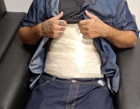 flagrante no embarque homem e preso com 10 kg de cocaina no aeroporto marechal rondon