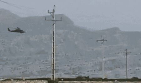 helicopteros dos eua sob fogo iraniano durante buscas por piloto video mostra ataque