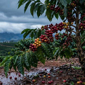 chuvas atrasam colheita do cafe e afetam qualidade da producao brasileira
