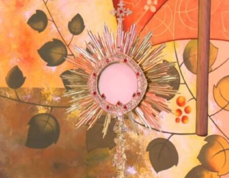 entre tapetes e procissoes fieis celebram corpus christi com devocao a eucaristia