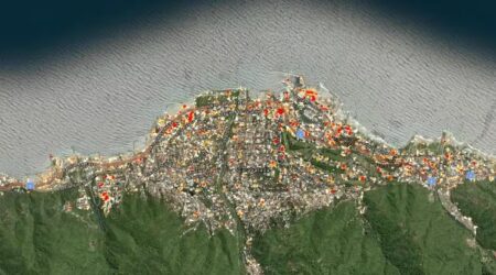 venezuela imagens de satelite indicam 59 mil predios possivelmente danificados por terremotos