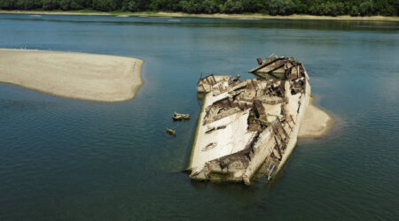 rio danubio enfrenta seca historica e preocupa setor de transporte na europa