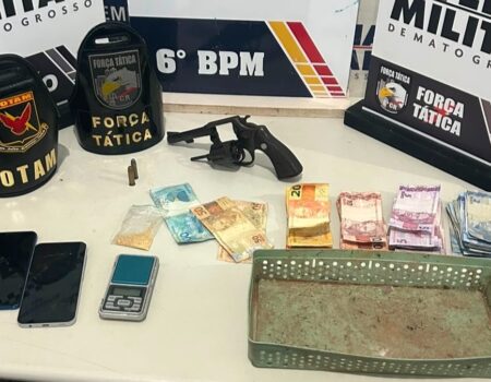 sete suspeitos sao detidos por tentativa de homicidio em caceres arma drogas e moto sao apreendidas