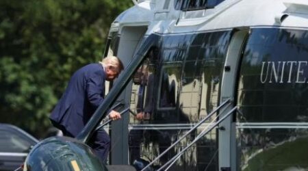 estados unidos notificam brasil apos aviao passar perto do helicoptero de donald trump