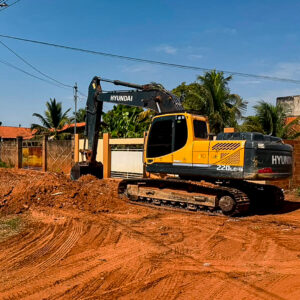prefeitura inicia obras de rebaixamento de ruas para reduzir alagamentos no bairro espirito santo