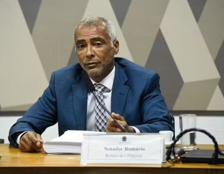 romario diz a justica que penhora de salario no senado compromete sua sobrevivencia